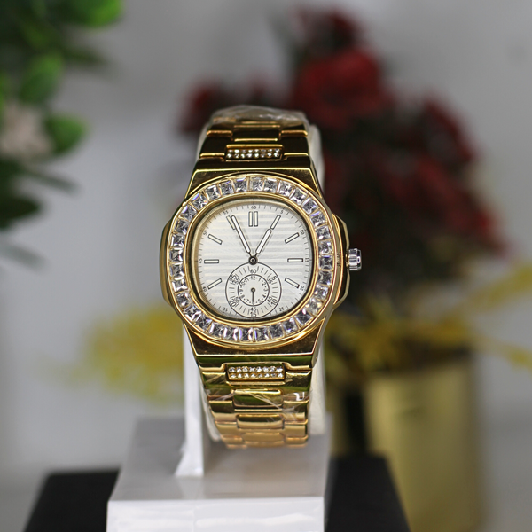 Patek Philippe-Inspired Stainless Steel Watch